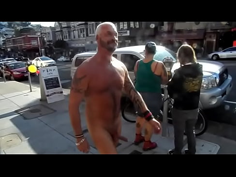 A naked walk in public in San Francisco