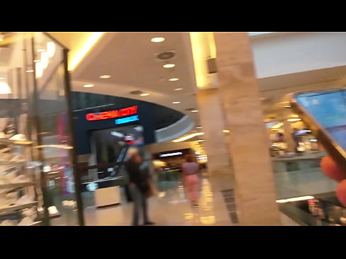 CUMWALK and WETTING in the SHOPPING MALL