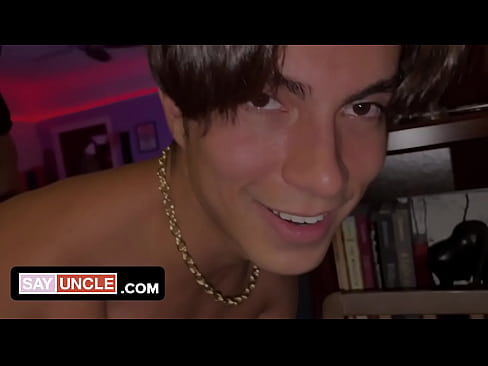 SayUncle Labs - Hot Twink Gets Seduced By Horny Dudes And Leaves Their Party With Cum Dripping Booty