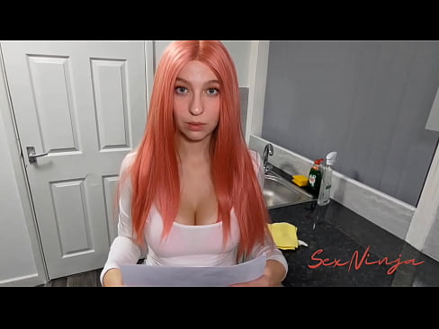 Dumb Maid didn't Realise she Signed a Contract in Which she Needs to Make me Cum
