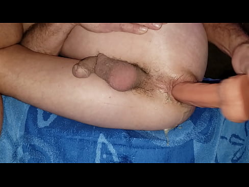 Anal orgasm with my toy deep inside me