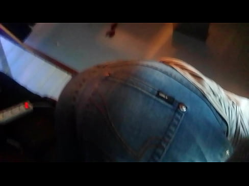 Denim butt jeans