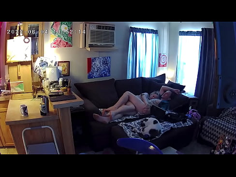 Cabin Camera Footage of Air BNB Host Giving Head To A Paying Guest