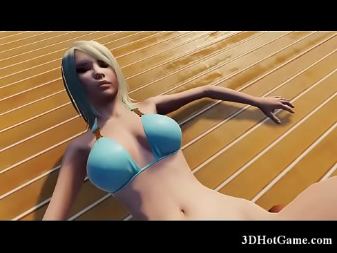 Gorgeous 3d anime young girl cum covered!