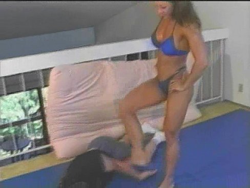 Mixed Wrestling with Fitness Model Charlene Rink part 4