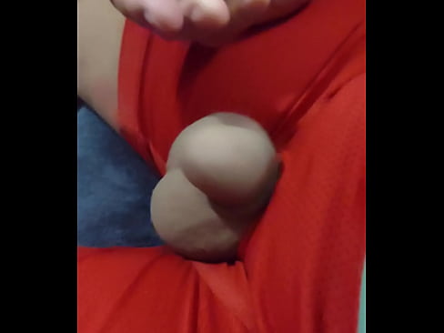Masturbating and shaking and swinging my tiny cock in slow motion for