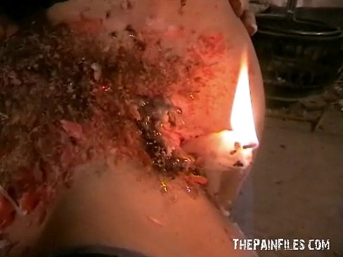 Kinky Crystels hot wax punishment and self t. bdsm of english fetish mode