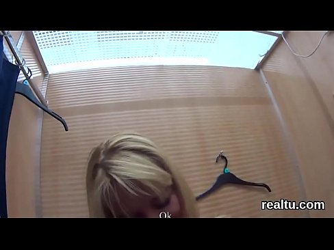 Enchanting czech kitten gets seduced in the shopping centre and drilled in pov