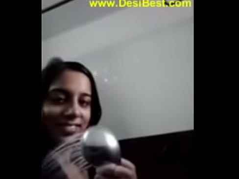 Haritha girl MObile in 1 hand n shower in anothr hand selfie