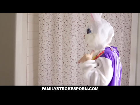 Easter Bunny Getting Laid in 3some Fuck