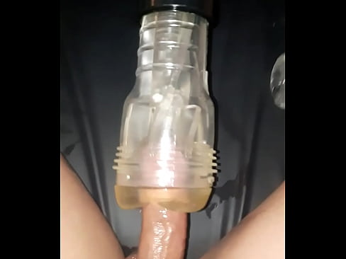 Fleshlight fuckmachine orgasm