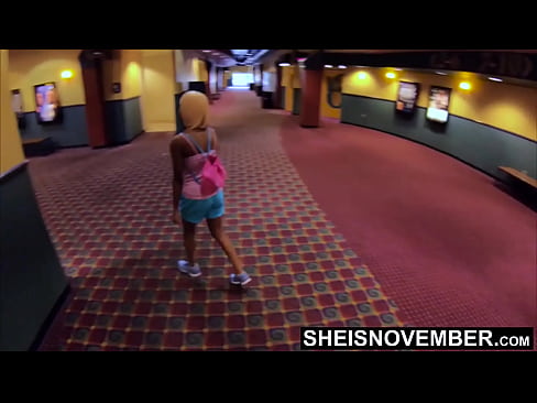 Inside The Cinema My StepFather Wanted A BJ & butthole Play, Young Black DaughterInlaw Sucking Dick On Her Knees, Black Booty Pulled From Shorts, Butt Crack Opened on Sheisnovember