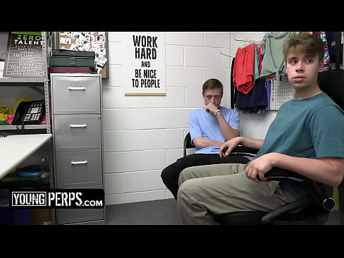 Young Perps - Cute Young Twinks Taken To The Backroom And Disciplined By The Hunk Officer