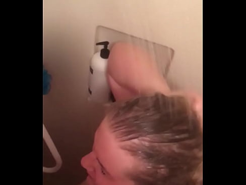 my slut taking a shower