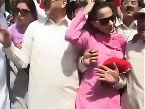 boobs presed shereen Rehman mishandle