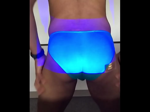 Underwear   ass fun   jerk off with the projector on