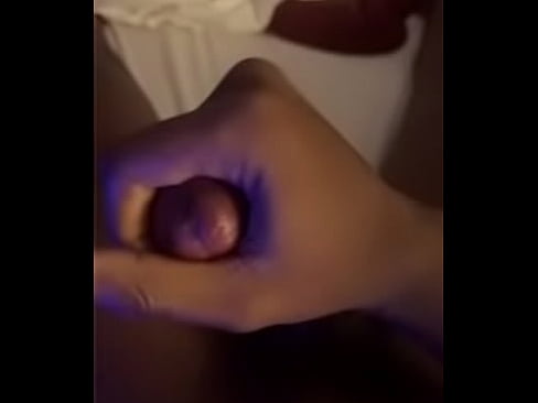 Black teen jerking his bbc