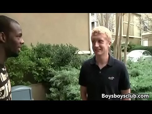 Muscled Black Gay Dude Fuck WHite Sexy Boy Hard 09