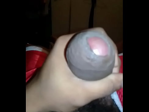 Wet uncut cock