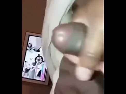 Ebony jerking off