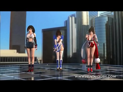 sexy ecchi  Sexy Ecchi Mai Tifa and Kasumi Dancing