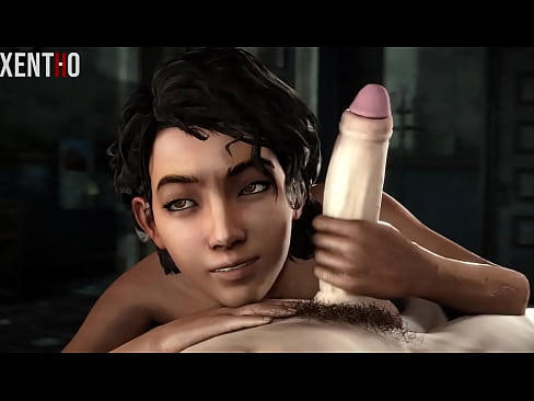 The Walking Dead's Clementine Strokes Cock