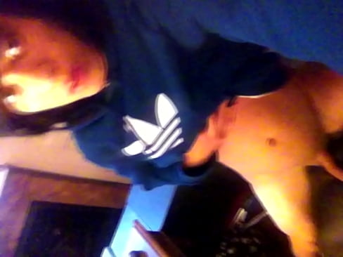 Smooth boy with small cock in Adidas apparel shows his kinky side for sexy web cam