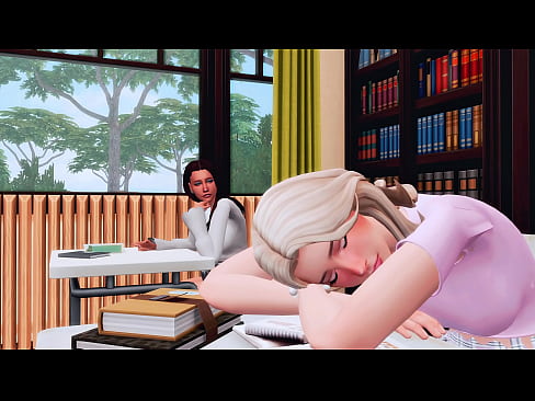 futanari student seduced and fucked her classmate hard in the classroom sims me hentai