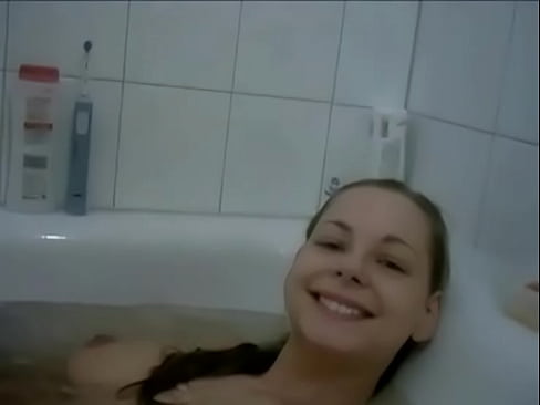 girl masturbating with toothbrush