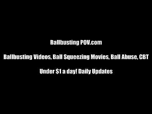Ballbusting and Ball Squeezing Femdom Vids