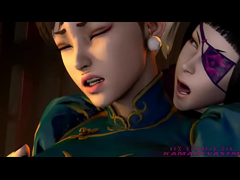 Juri Han vs Chun Li  - lesbian