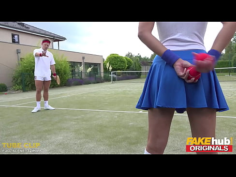 FAKEhub - Tennis game gets crazy with horny sex ball girl Amirah Adara