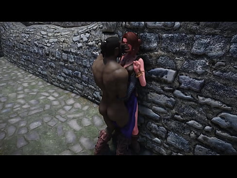 skyrim 3d animation ysolda redhead woman captured sex