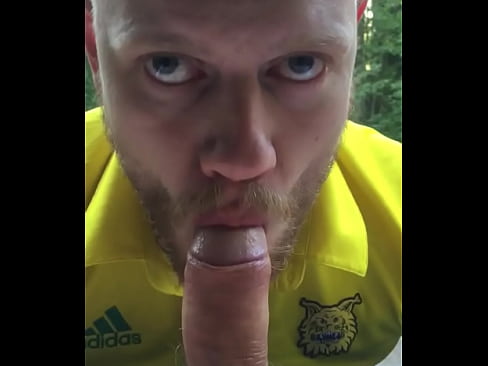 Deepthroat In Nature Sucking Cock