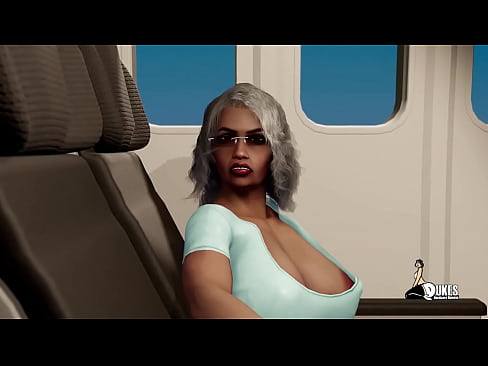 Things get nasty with Ms. Jiggles on her flight flight