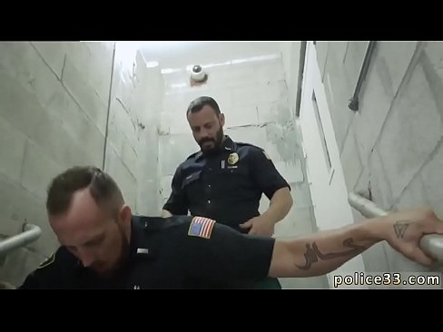 Hot police men shirtless gay Fucking the white officer with some