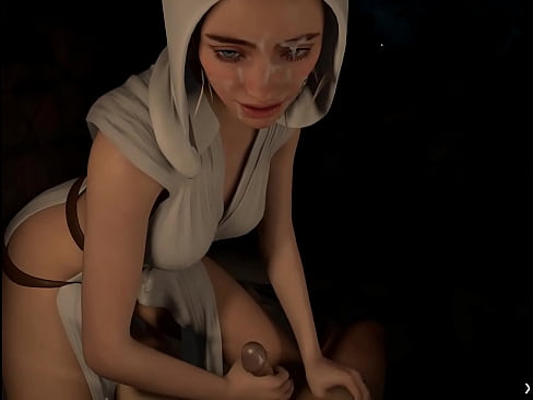 3D Hentai Princess Leia Organa Star Wars HandJob JOI TEASER