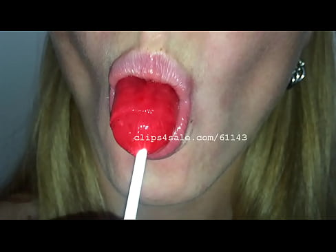 Mouth Fetish - Jessika Eating a Lollipop