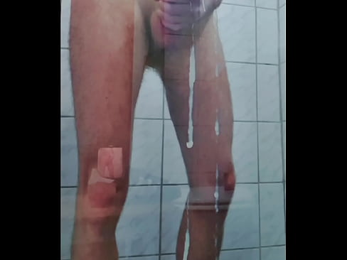 Cock Cum in shower