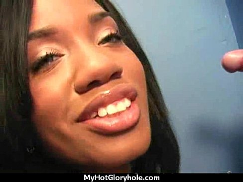 black girl have surprise gloryhole 14