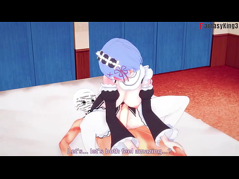 Rem fucking Hard ahegao face | 5 | Big Boobs maid Re: Zero | Watch the full and POV version on Sheer or PTRN: Fantasyking3