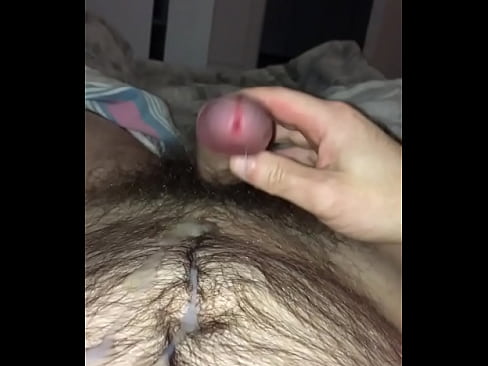 Cumshot at night