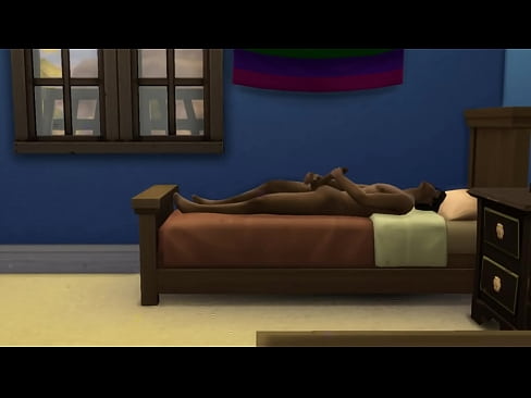 Batendo uma no quarto (The Sims 4)