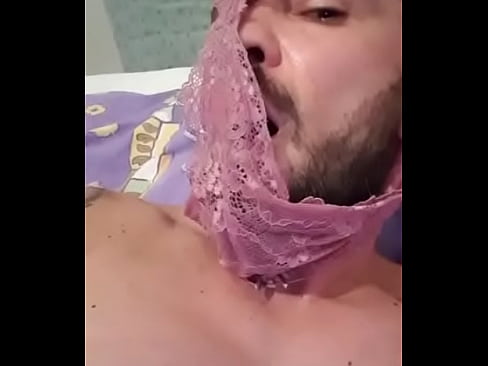 Cumshot in and smelling on mandys pantys in her room