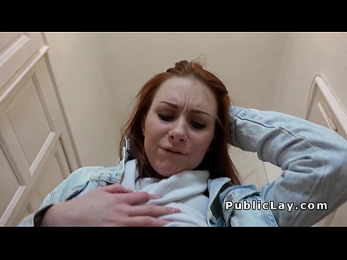 Hot redhead Euro amateur banged pov