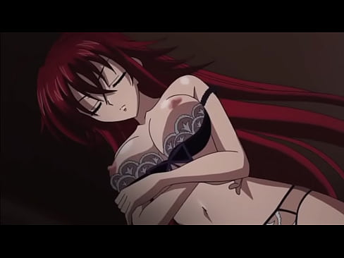 Rias decided to take off her bra and underwear so that she could shower