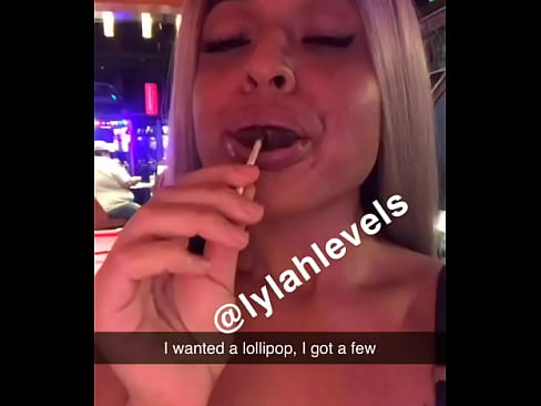 Sucking on my lollipop Minding my business like a good girl