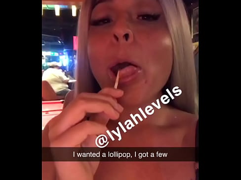 Sucking on my lollipop Minding my business like a good girl