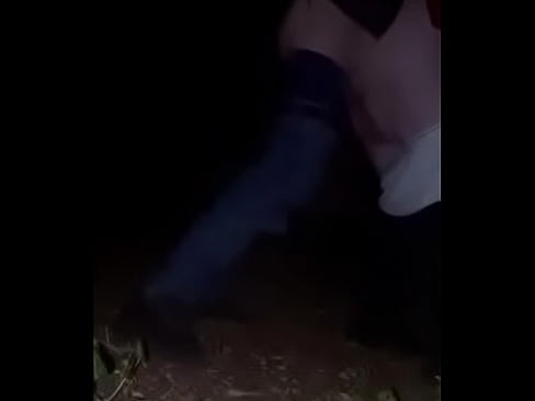 Chub takes raw twink cock late at night