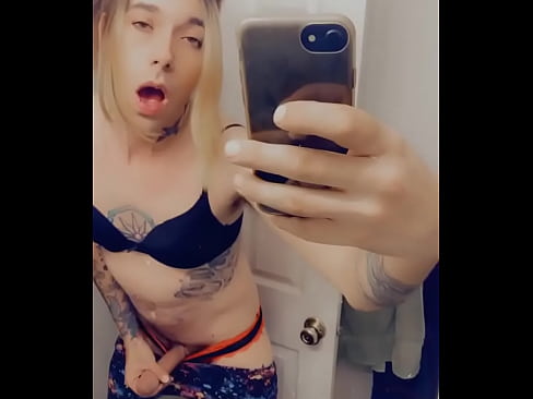 Sexy Tranny Shows Off Her Body